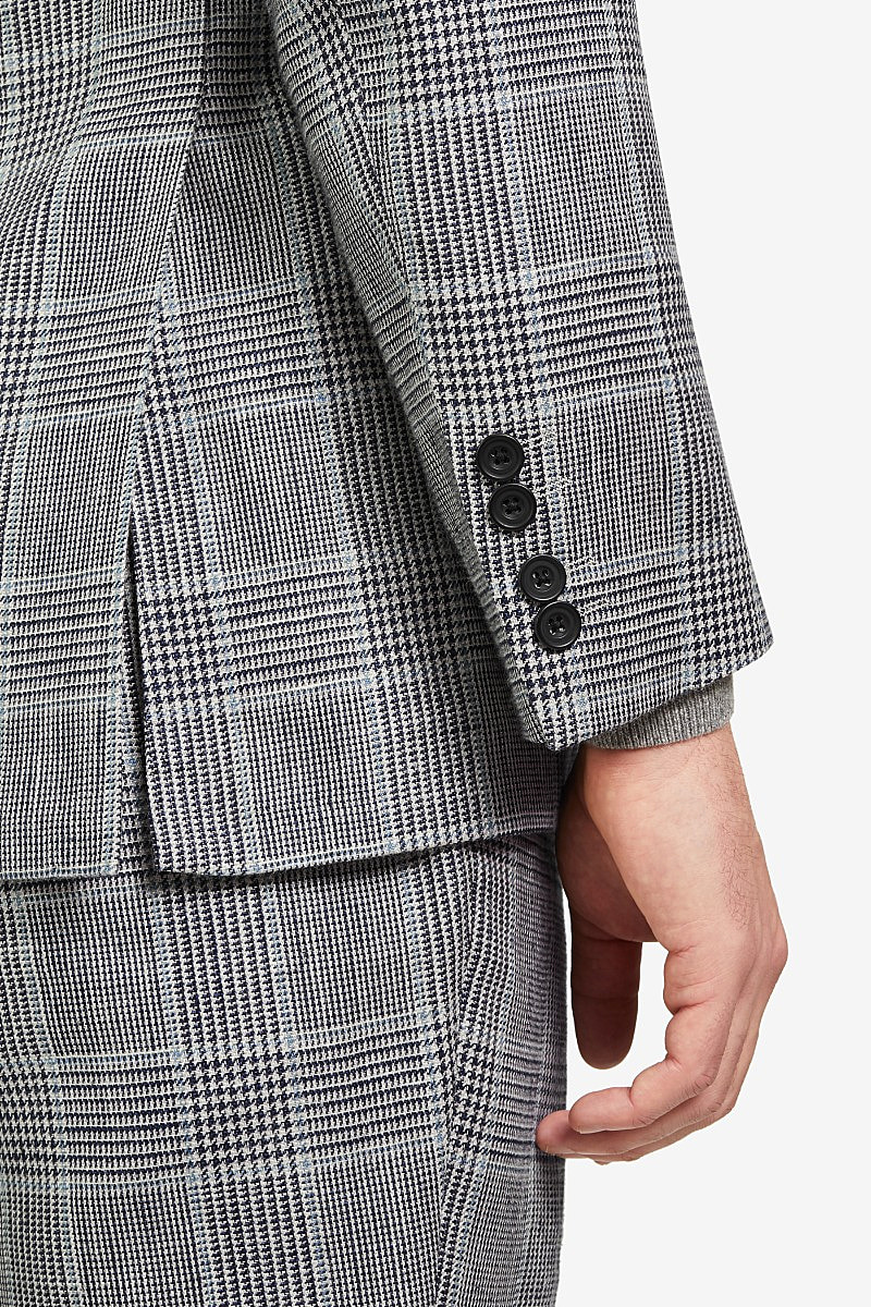 Prince of Wales Check Single-Breasted Jacket | New & Lingwood