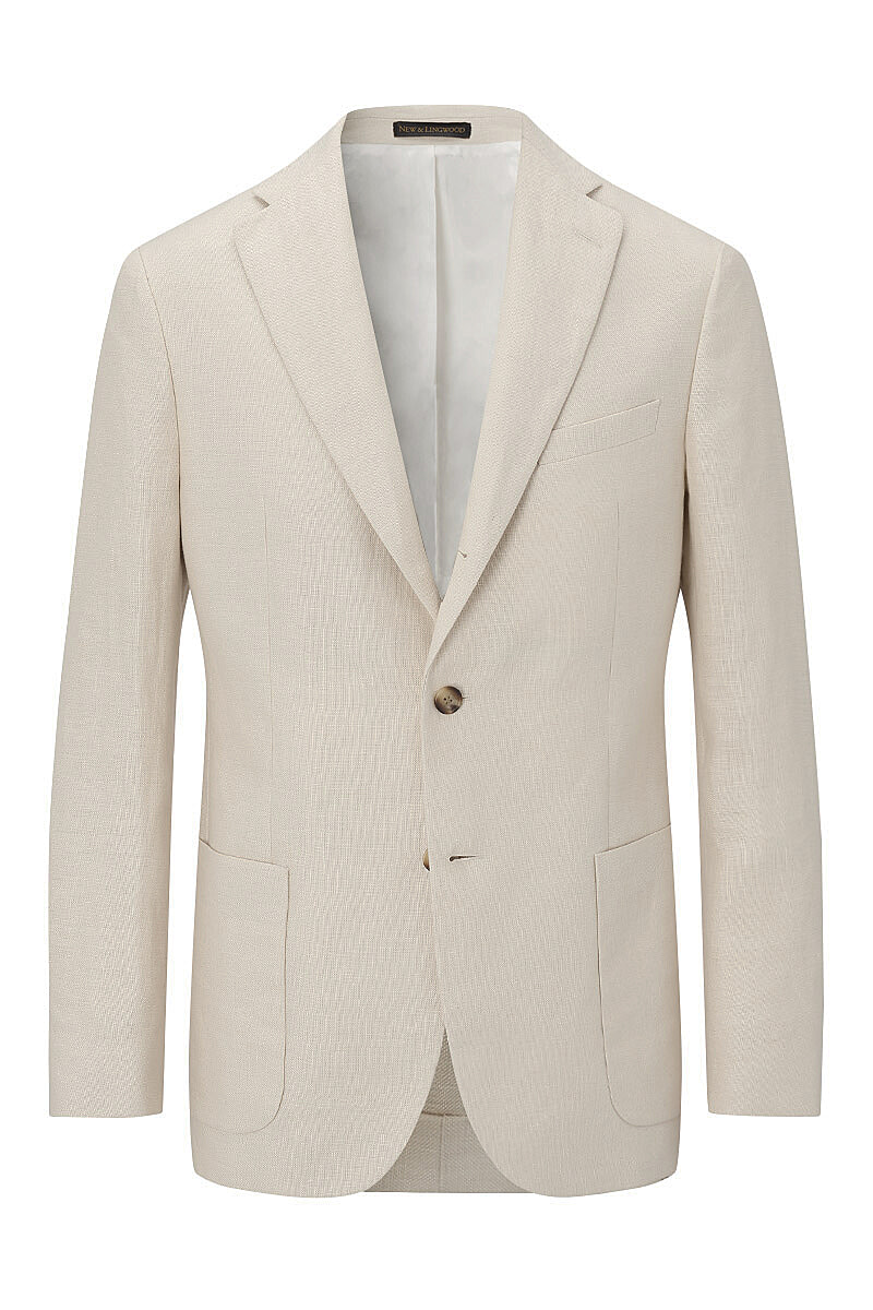 Mens casual linen on sale jacket