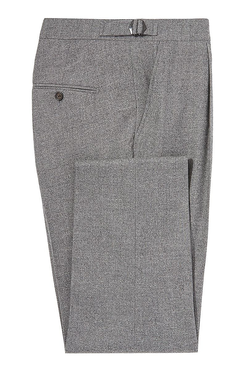 Grey Flannel Sports Front Pleat Trousers | New & Lingwood