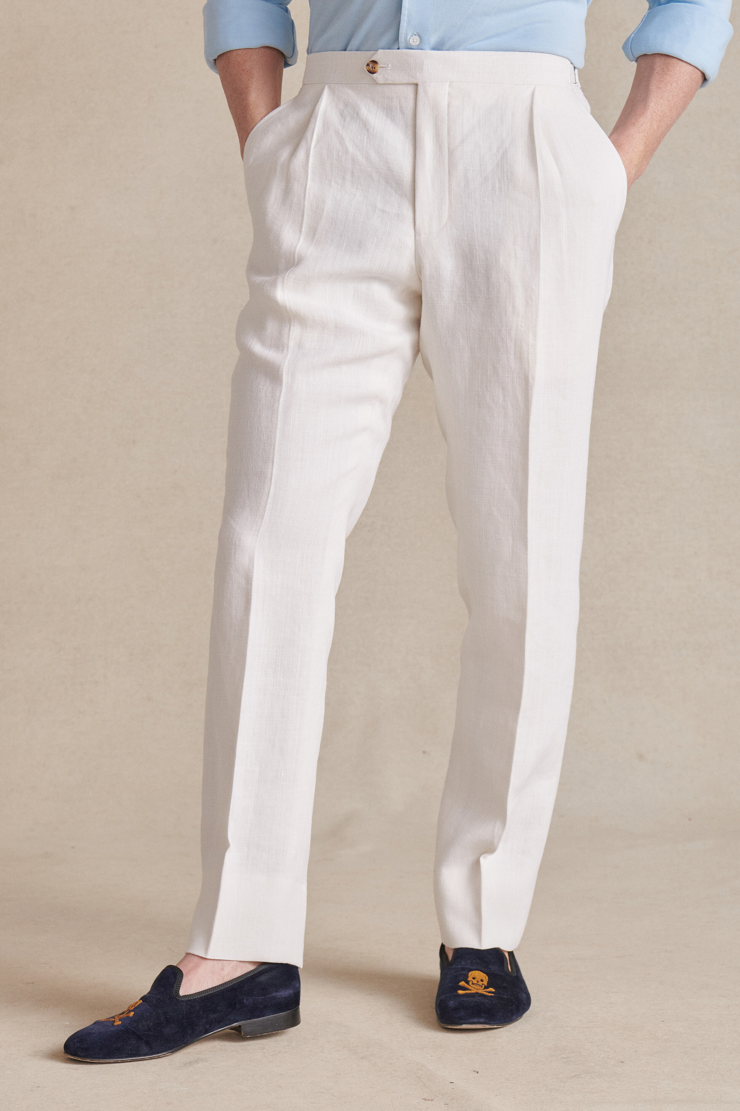 Buy Mens Linen Pants With Pleats Linen Joggers Mens Trousers Online in  India  Etsy