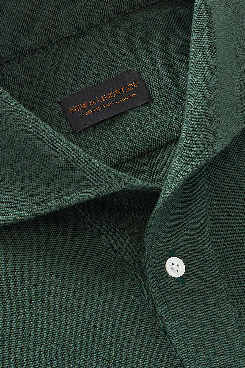Green One Piece Polo Shirt | New & Lingwood