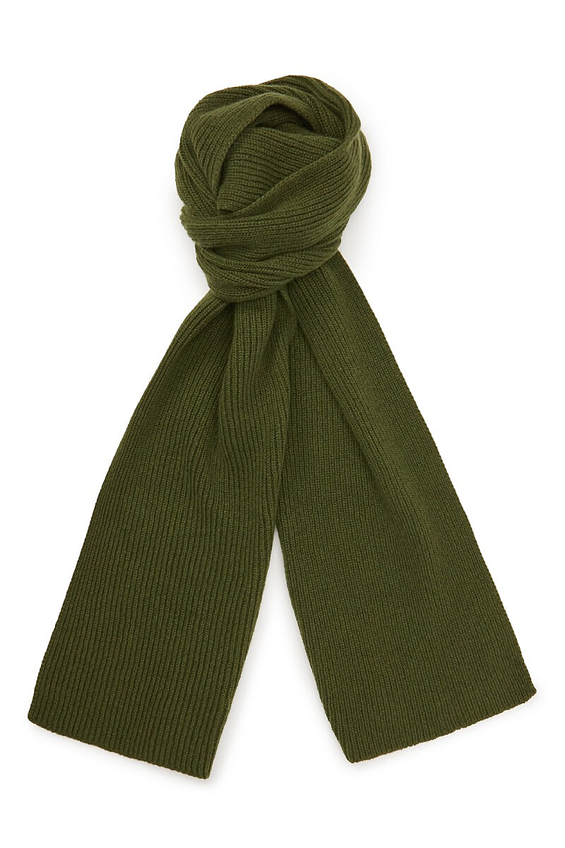 olive green mens scarf