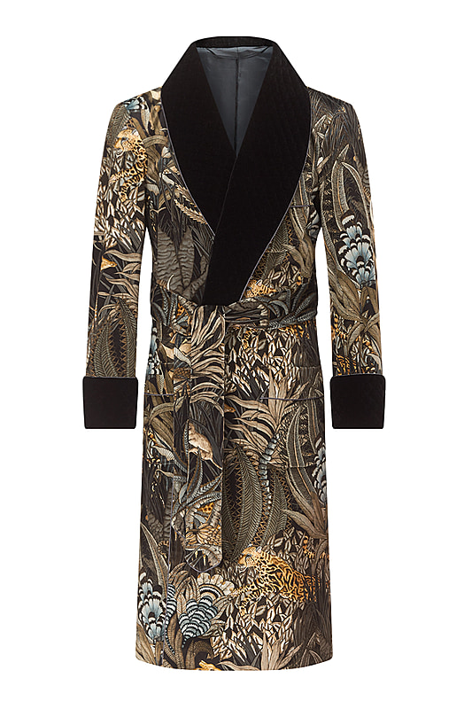 Luxury Silk Dressing Gowns For Men | Lined Gowns | New & Lingwood