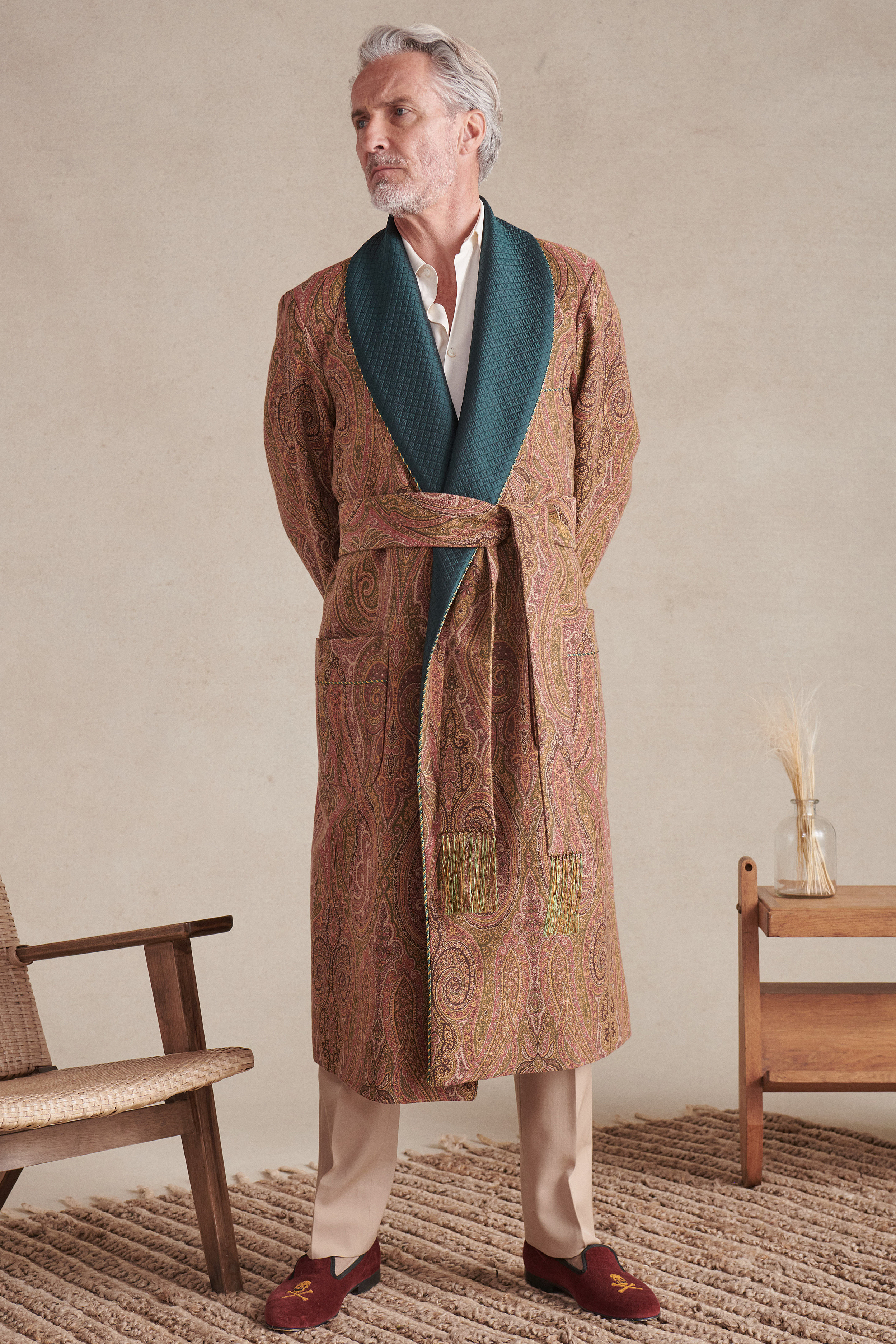 Green Mamba Vintage Style Kimono Robe Dressing Gown By Verry Kerry |  notonthehighstreet.com