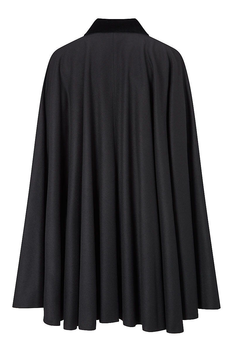 Black formal hot sale cape