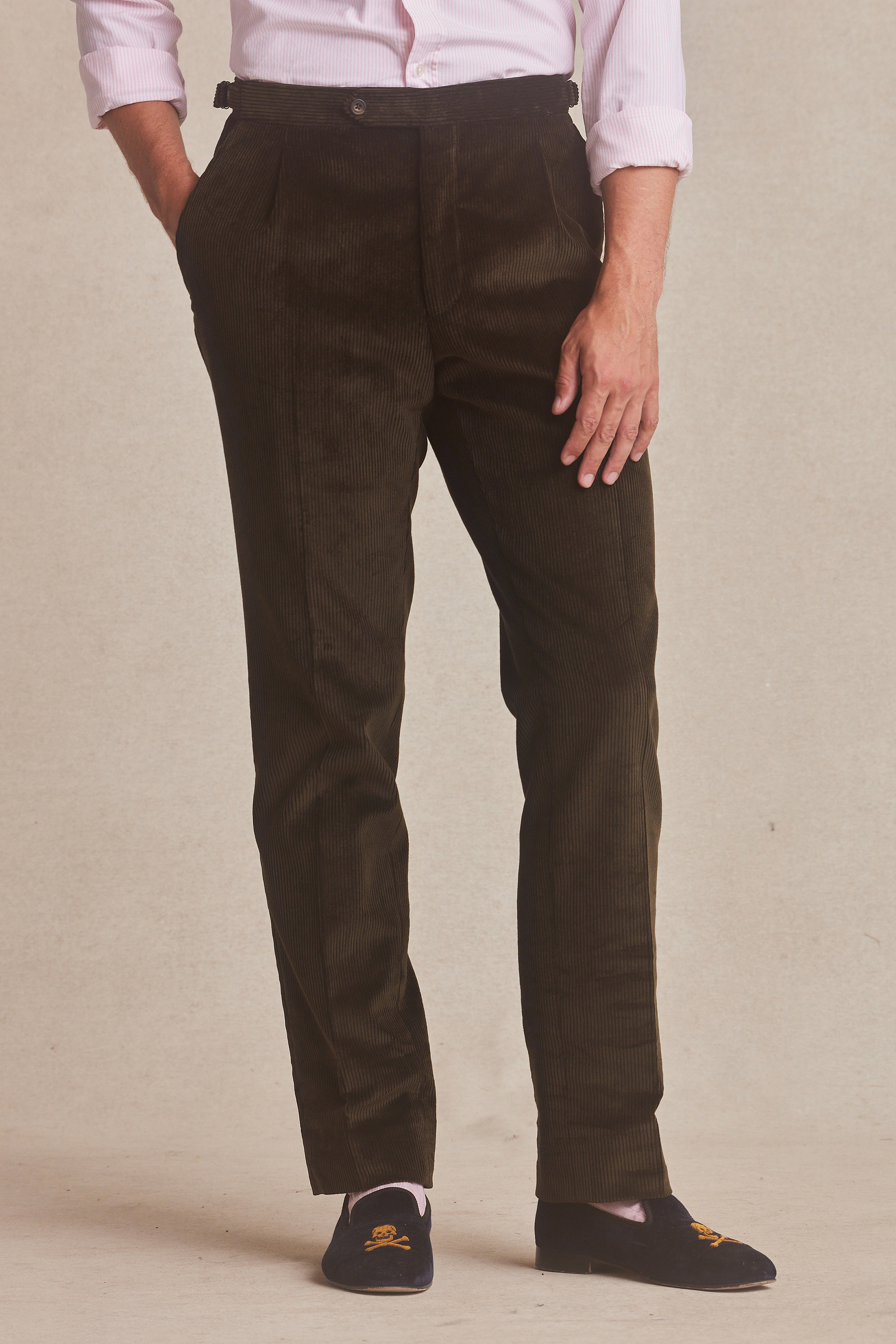 Pure Cotton Corduroy Trousers  MS Collection  MS