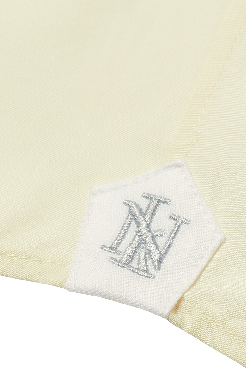 Cream Poplin Cutaway Collar Tailored Fit Shirt | New & Lingwood