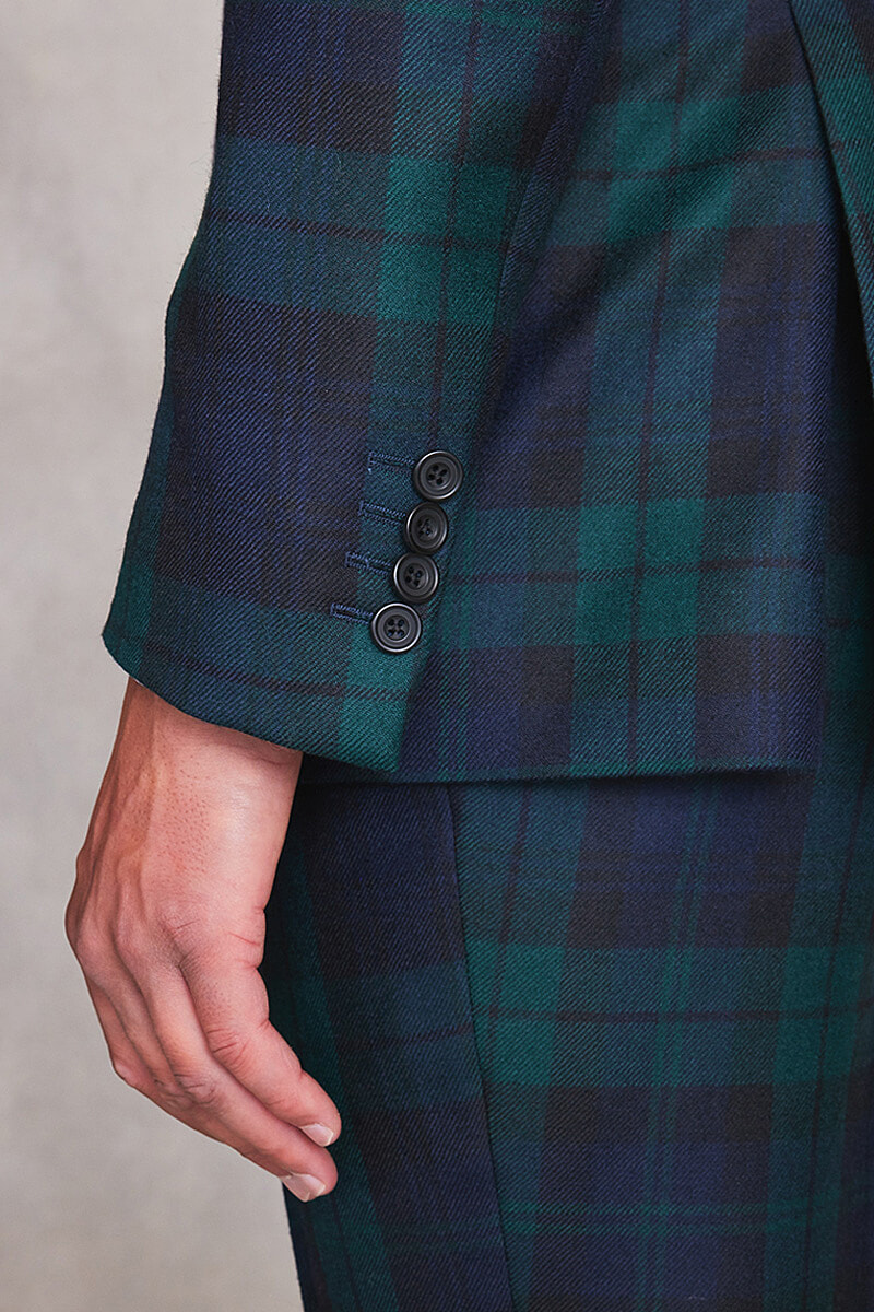 Mens tartan hot sale suit jacket