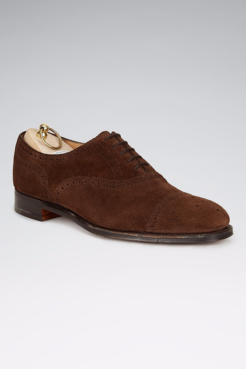 Suede calfskin hot sale leather shoes