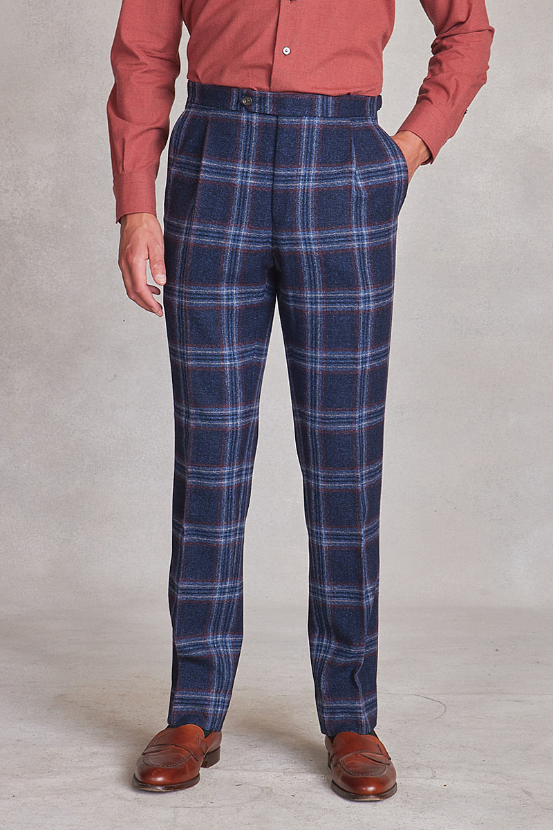 Grey Single-pleat virgin-wool trousers | Barena Venezia | MATCHES UK