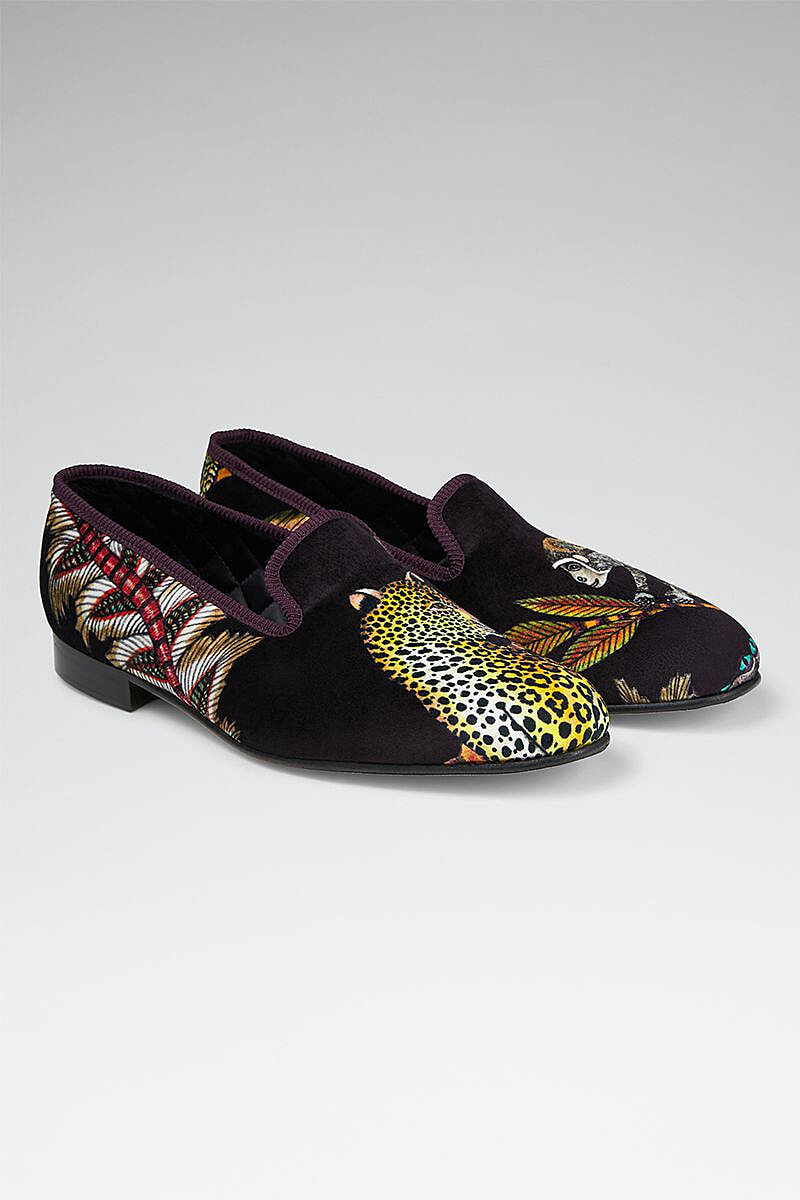 Purple best sale velvet slippers